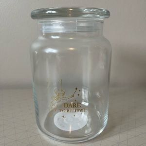 Disney Tinkerbell Glass Jar
